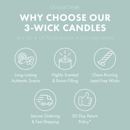 Gardenia Petals 3-Wick Candle